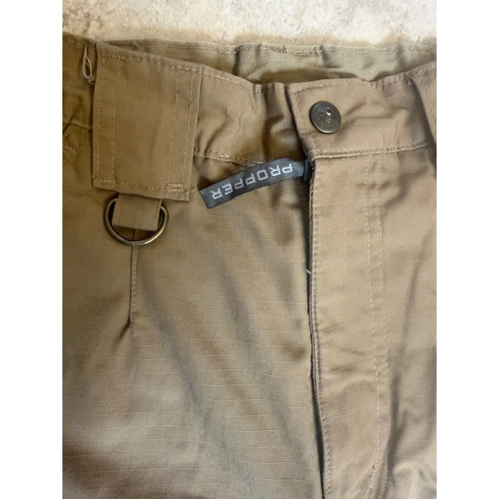 PROPER Women's Tan Cargo Pants Tactical Work Utility Size 8 - Picture 4 of 9